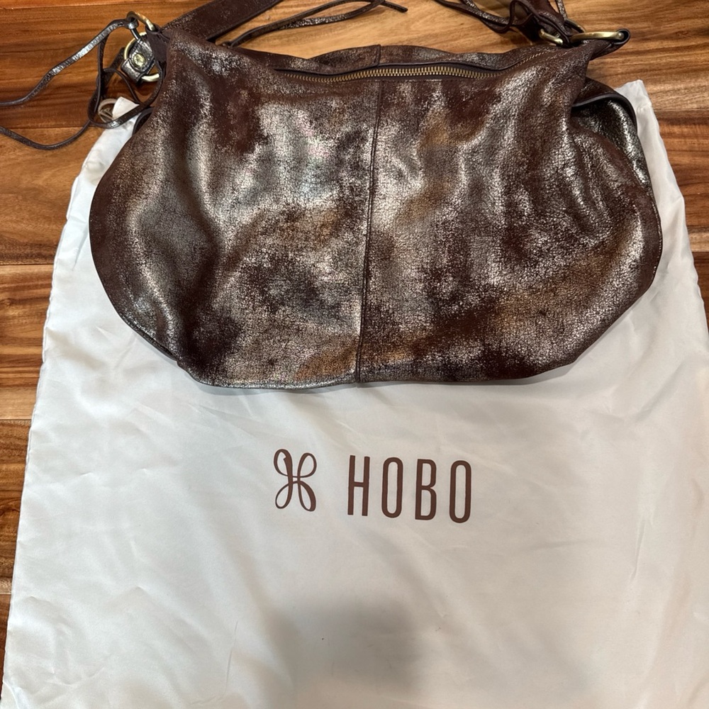 HOBO Metallic Brown Women's Hobo Bag
